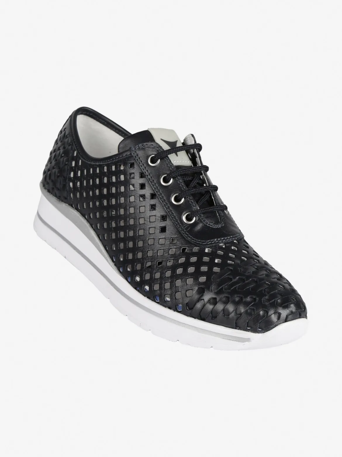Cinzia Sneakers in pelle stringata donna