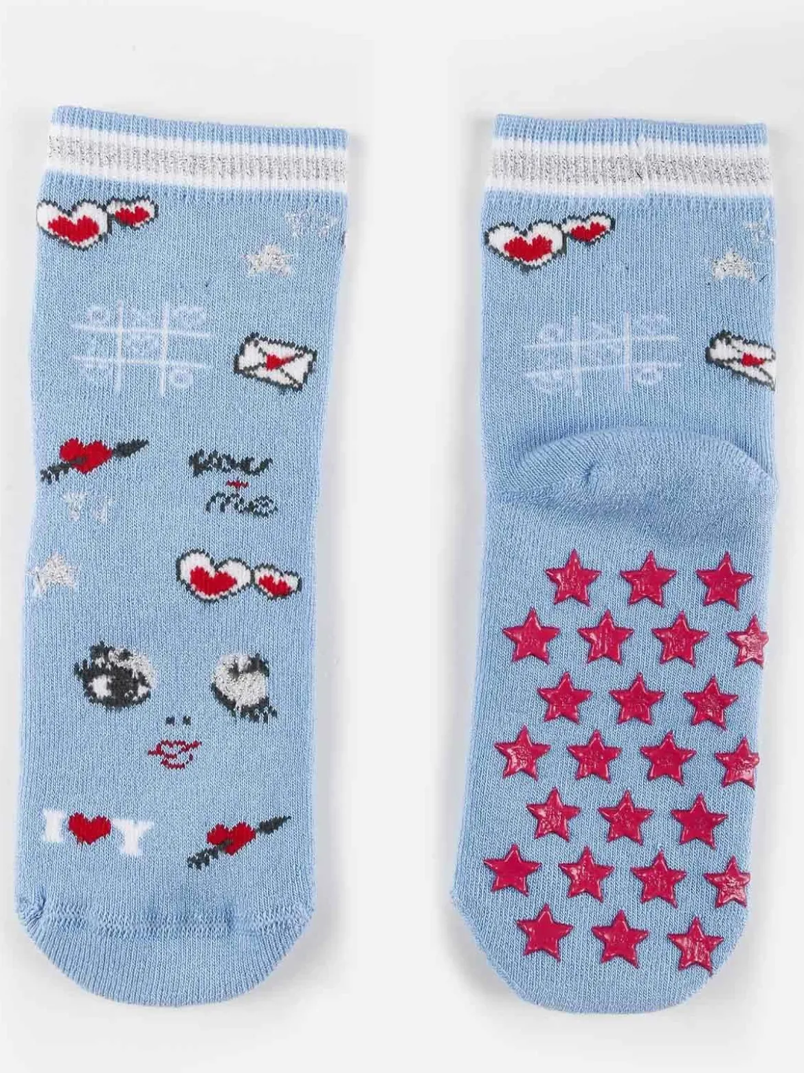 Ciocca Calze antiscivolo da bambina con stampe