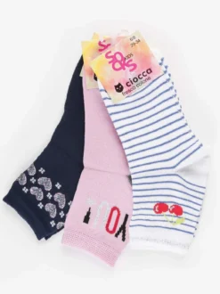 Ciocca Calze bambina confezione 3 paia