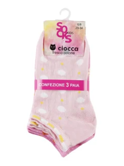 Ciocca Calze corte da bambina Confezione da 3 paia