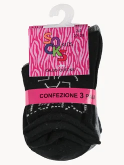 Ciocca Calze corte da bambina confezione da 3 paia