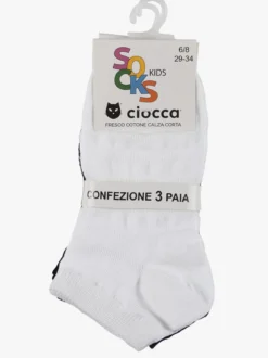 Ciocca Calze corte da bambina 3 paia