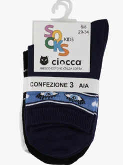 Ciocca Calze corte da bambina 3 paia