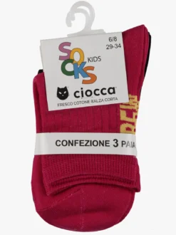 Ciocca Calze corte da bambina 3 paia
