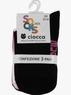 Ciocca Calze corte da bambina 3 paia