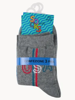 Ciocca Calze corte da bambino. Confezione da 3 paia