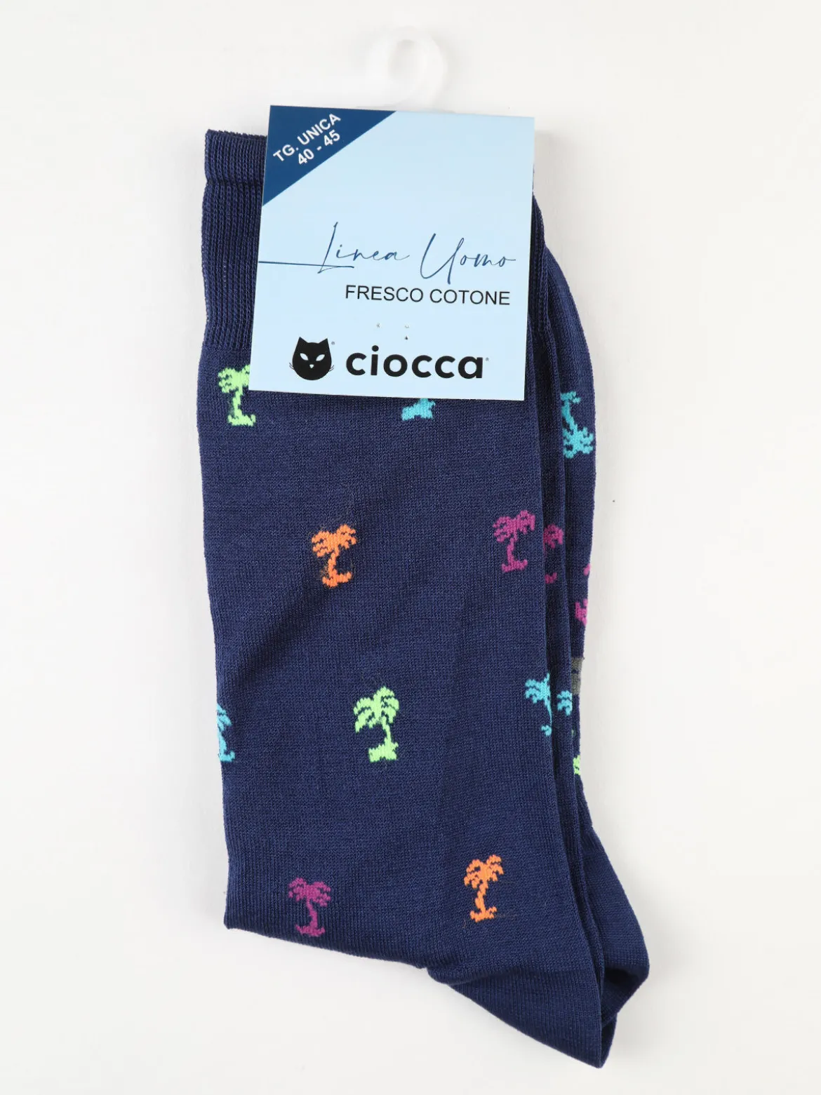 Ciocca Calze da uomo in fresco cotone con stampe