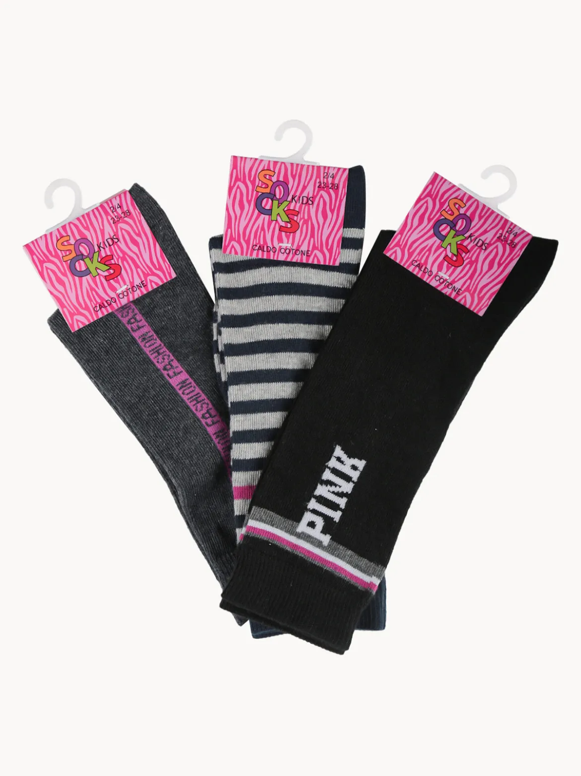 Ciocca Calze lunghe da bambina confezione da 3 paia
