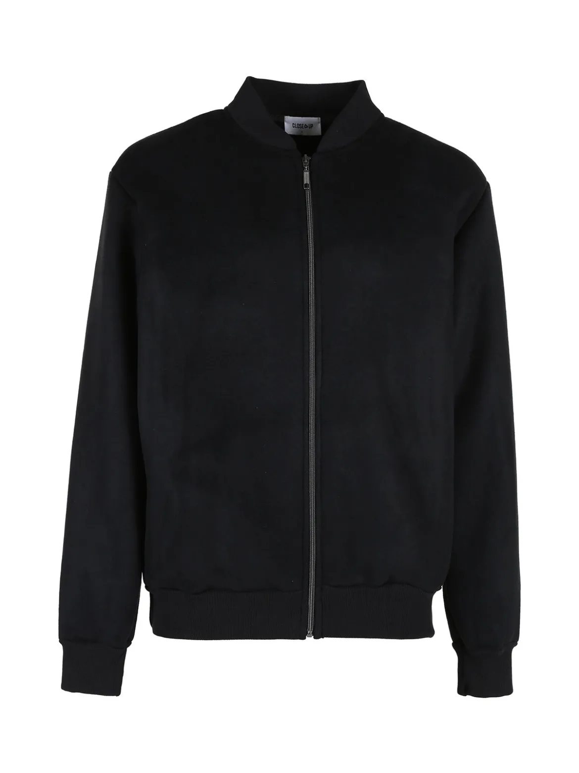 Close-Up Giacca da uomo scamosciata con zip