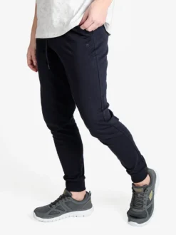 Close-Up Pantaloni tuta da uomo in cotone con polsini e coulisse