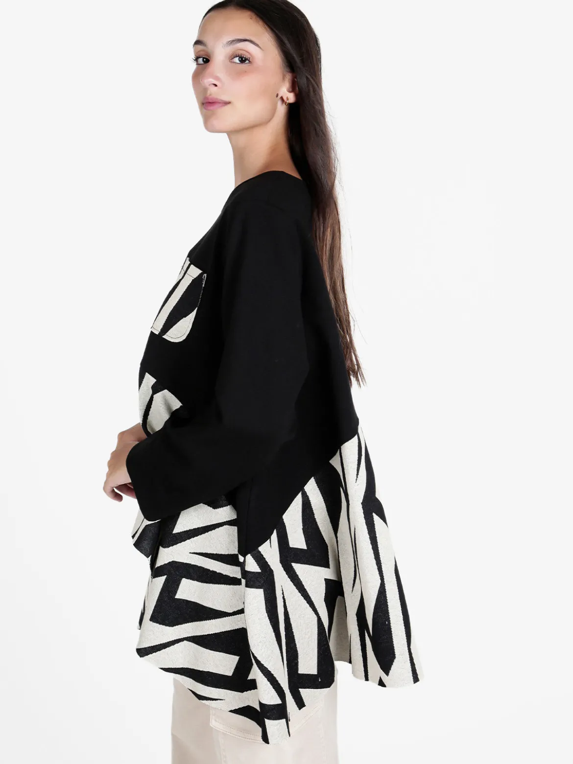 158c Maxi maglia donna oversize