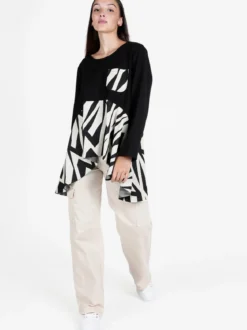 158c Maxi maglia donna oversize