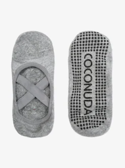 Coconuda Calze fitness antiscivolo da donna - grigio