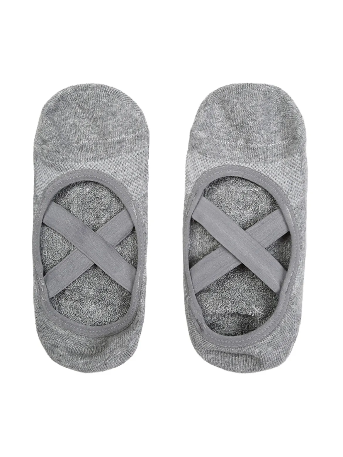 Coconuda Calze fitness antiscivolo da donna - grigio