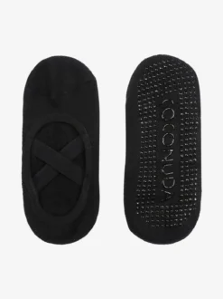 Coconuda Calze fitness antiscivolo da donna - nero