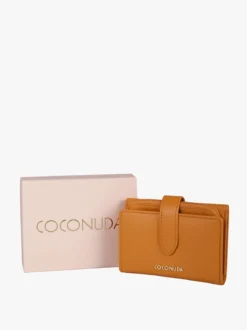 Coconuda Portafoglio in pelle da donna con portamonete estraibile