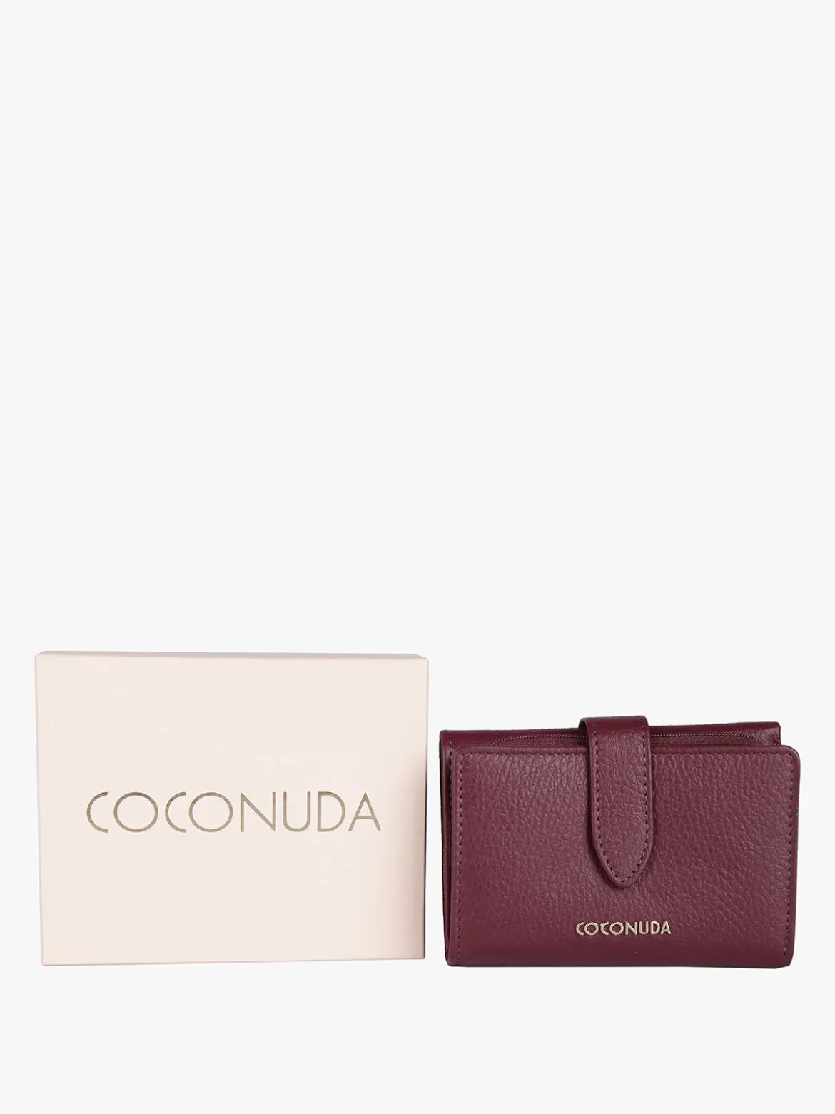 Coconuda Portafoglio in pelle da donna con portamonete removibile
