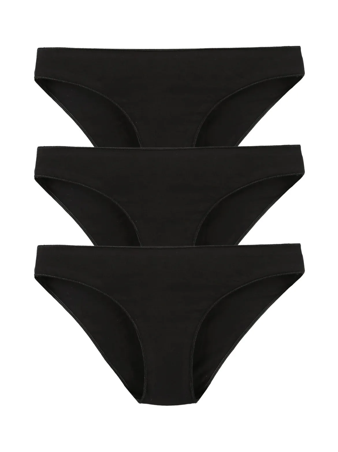 Coconuda Slip donna nero 3 pezzi