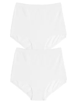 Cotonella Confezione da 2 maxi slip donna in cotone bielastico