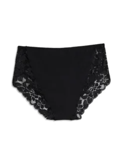 Cotonella Slip midi donna in pizzo