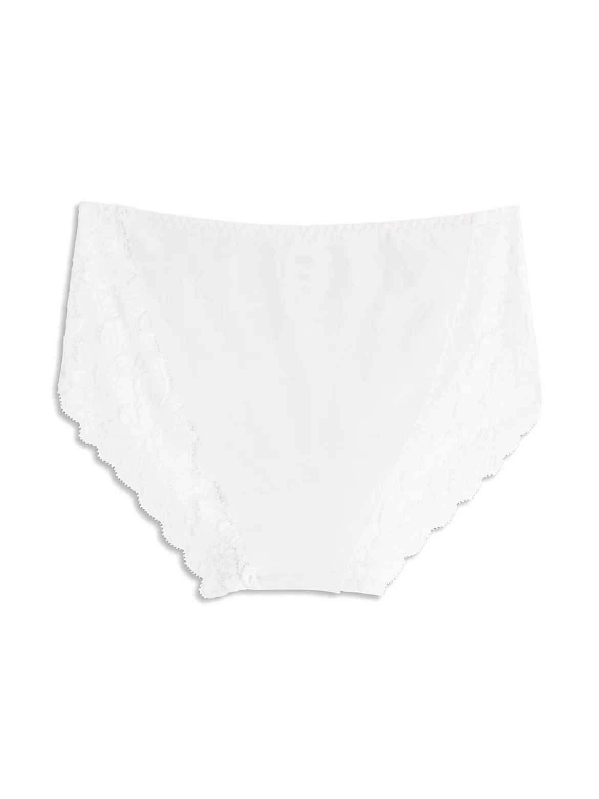 Cotonella Slip midi donna in pizzo