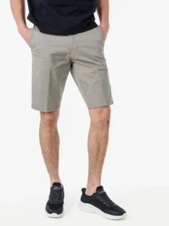 Cotton Belt Bermuda da uomo in cotone stretch - grigio