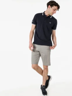 Cotton Belt Bermuda da uomo in cotone stretch - grigio