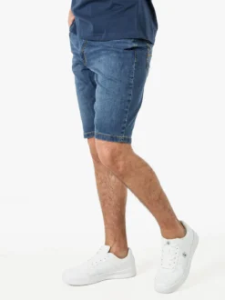 Cotton Belt Bermuda da uomo in cotone stretch - jeans