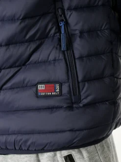 Cotton Belt Gilet da uomo imbottito - blu scuro