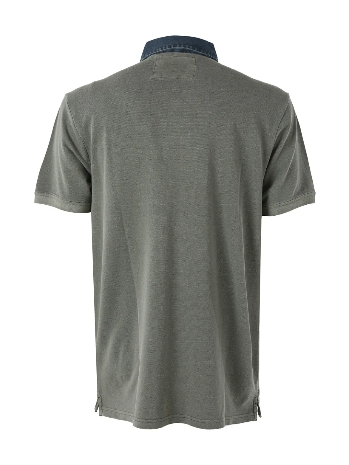 Cotton Belt Polo da uomo in cotone a maniche corte - militare