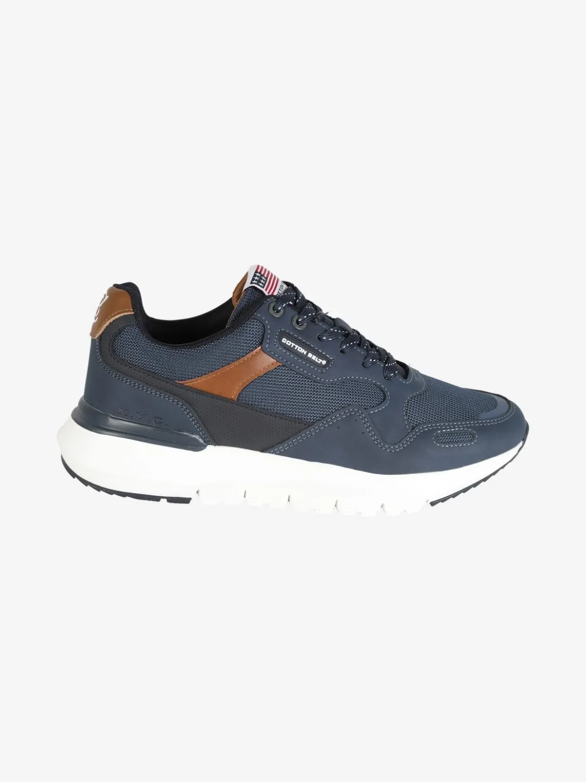 Cotton Belt Sneakers da uomo stringate