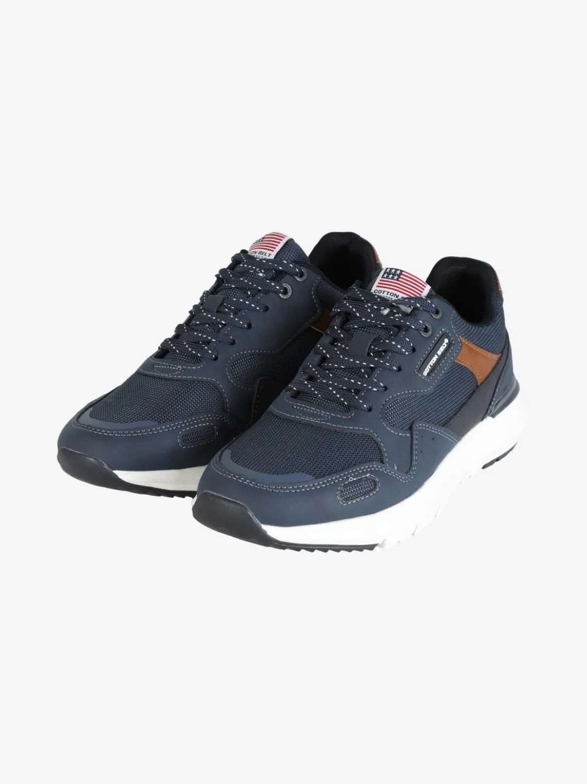 Cotton Belt Sneakers da uomo stringate