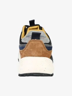 Cotton Belt Sneakers da uomo stringate - blu scuro