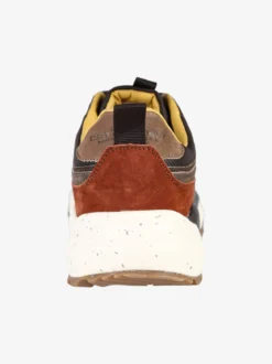 Cotton Belt Sneakers da uomo stringate - marrone