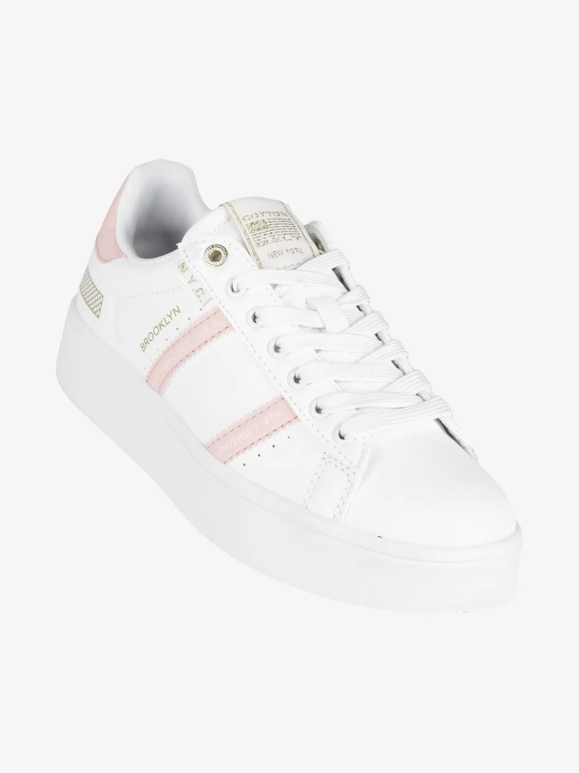 Cotton Belt Sneakers stringata donna con platform