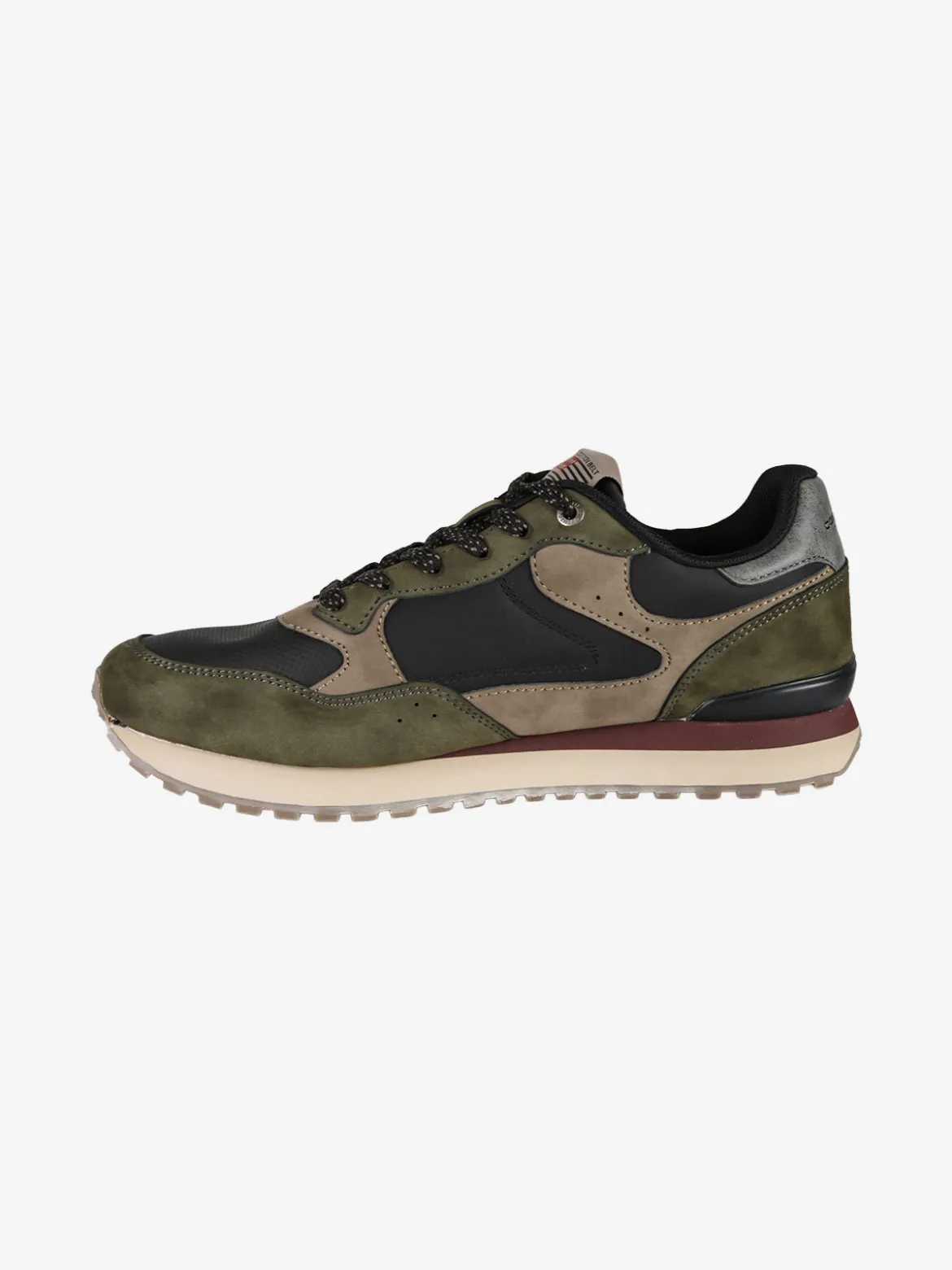 Cotton Belt Sneakers uomo stringate - verde