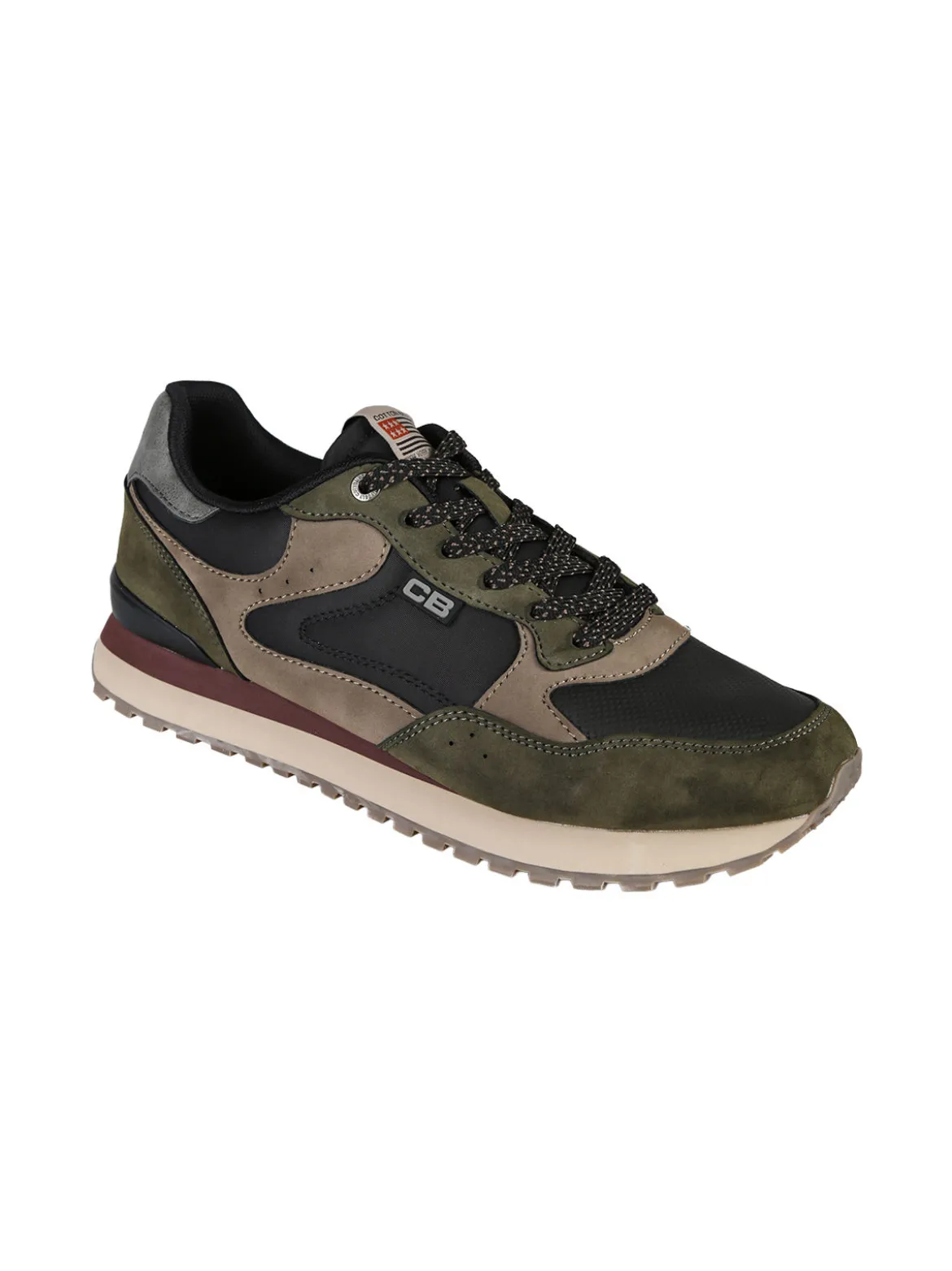 Cotton Belt Sneakers uomo stringate - verde