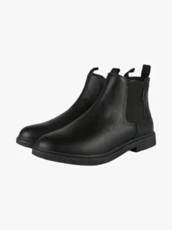 Cotton Belt Stivaletti da uomo in ecopelle - nero