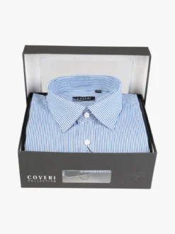 Coveri Collection Camicia da uomo a righe regular fit in cotone