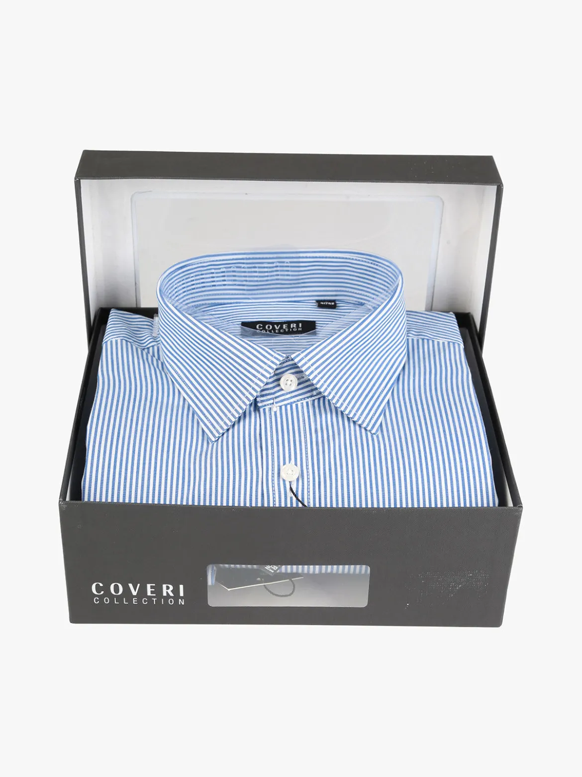 Coveri Collection Camicia da uomo a righe regular fit in cotone