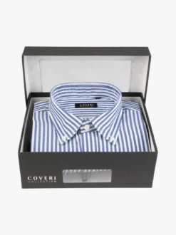 Coveri Collection Camicia da uomo a righe regular fit in cotone