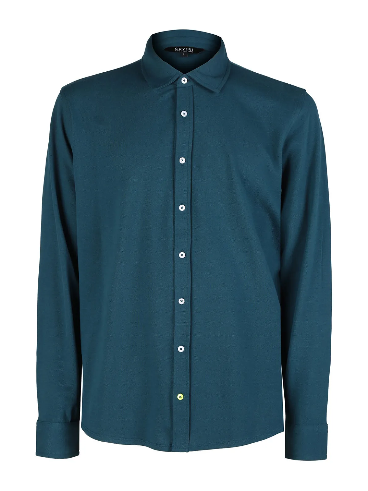 Coveri Collection Camicia da uomo in cotone a maniche lunghe