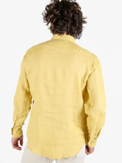 Coveri Collection Camicia in lino da uomo a maniche lunghe