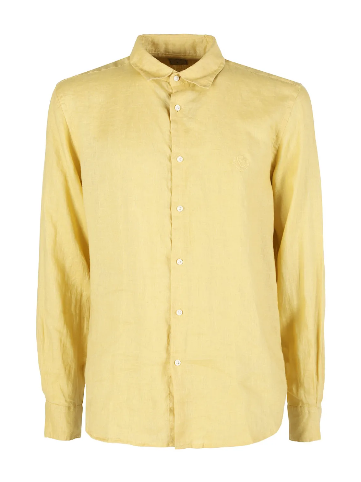 Coveri Collection Camicia in lino da uomo a maniche lunghe