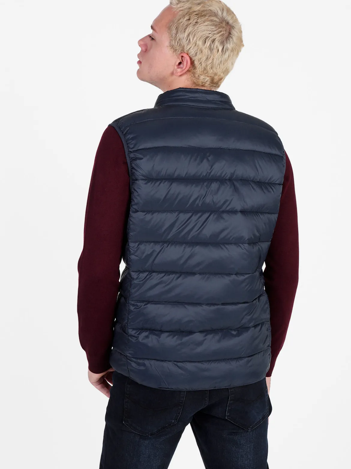 Coveri Collection Gilet imbottito da uomo con zip
