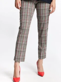 Coveri Collection Pantaloni a quadretti gamba dritta