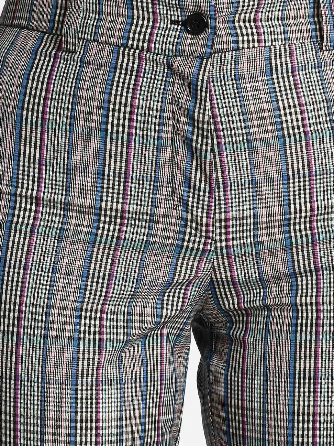 Coveri Collection Pantaloni a quadretti gamba dritta