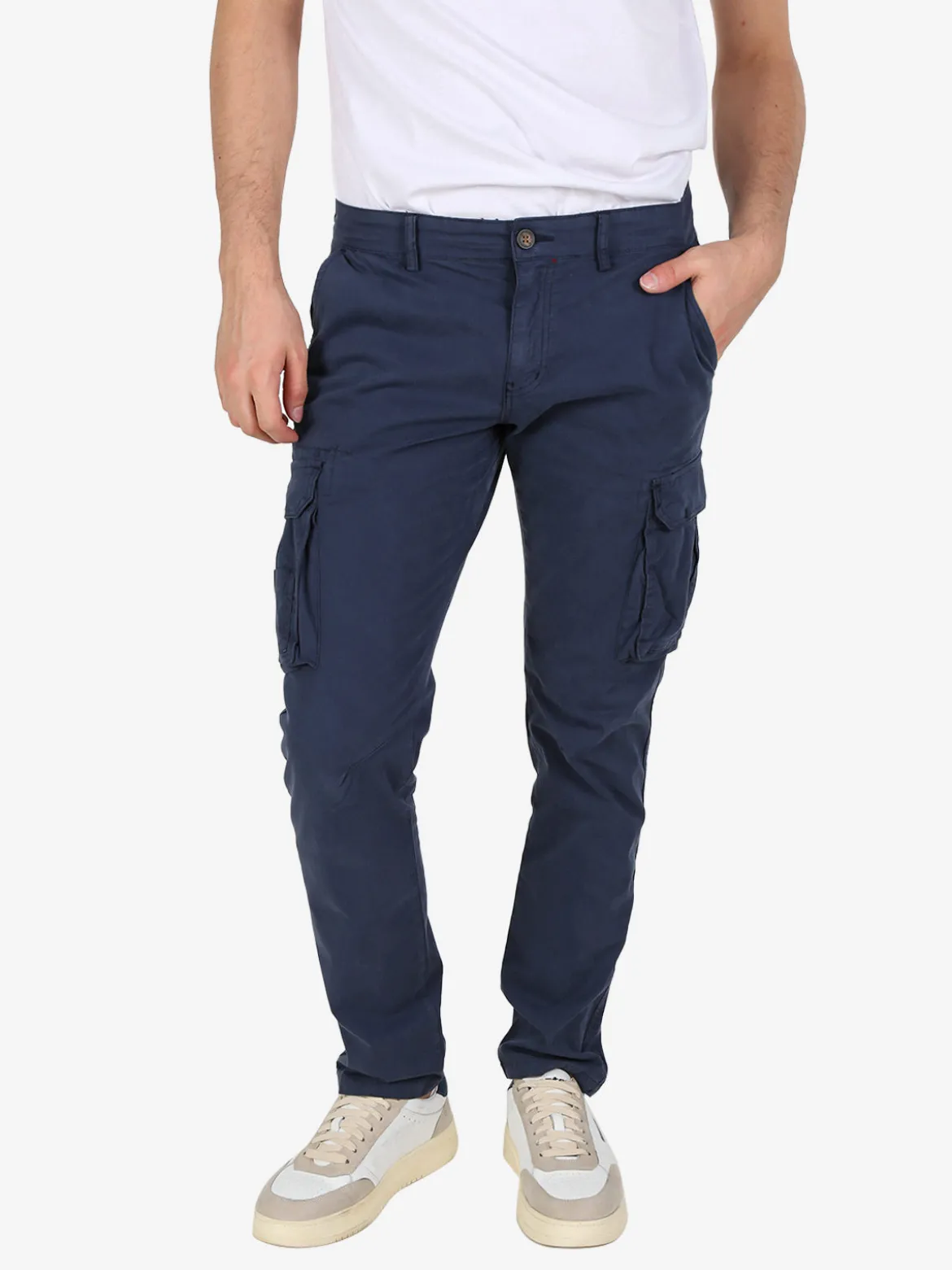 Coveri Collection Pantaloni cargo da uomo in cotone