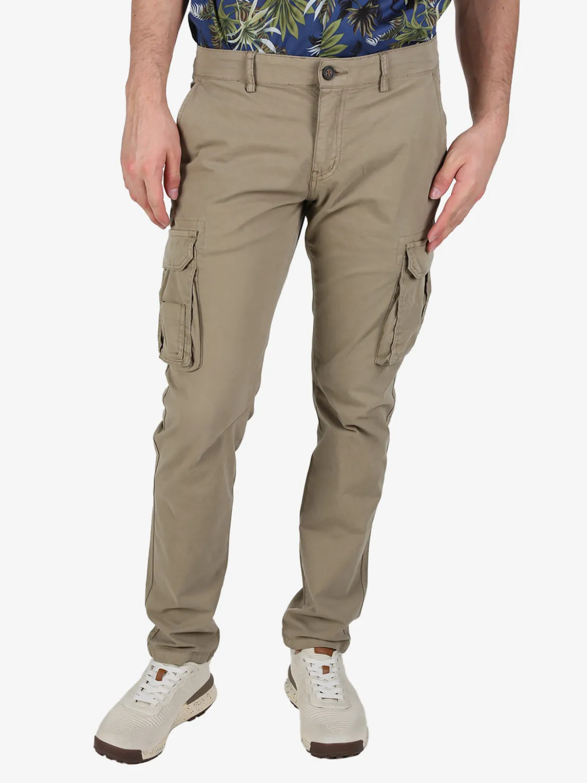 Coveri Collection Pantaloni cargo da uomo in cotone