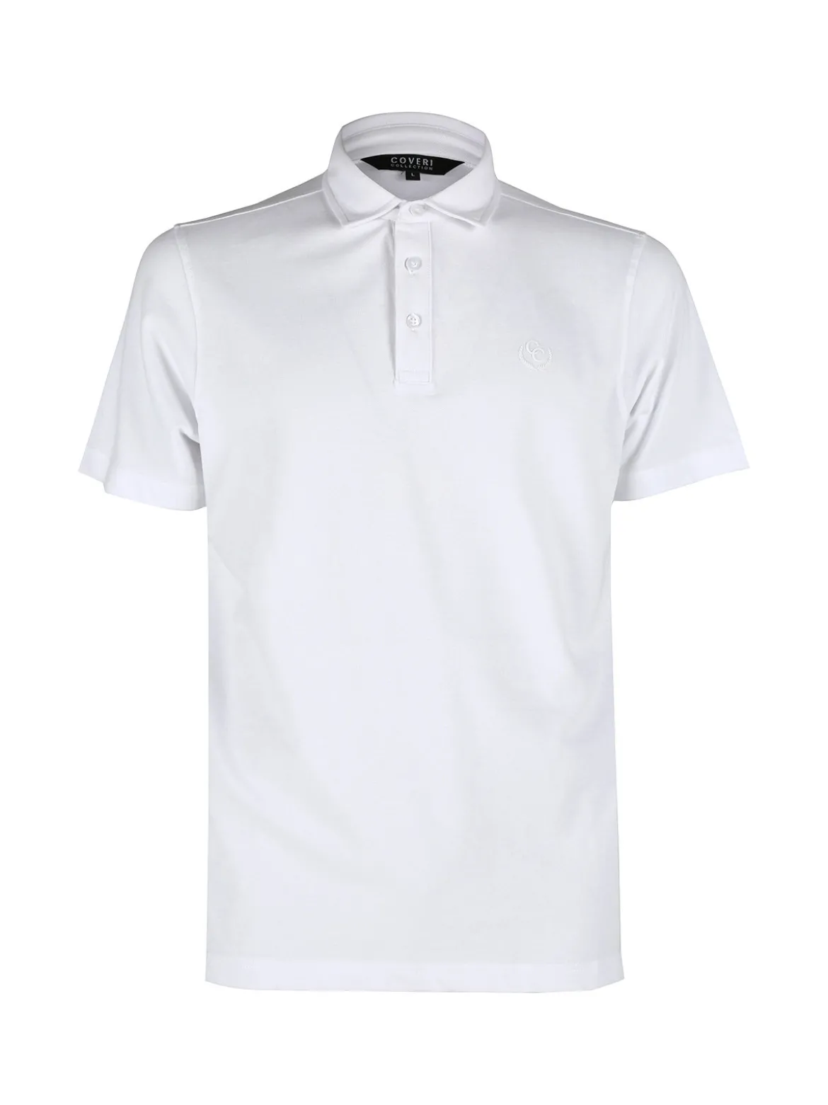 Coveri Collection Polo da uomo in cotone a maniche corte